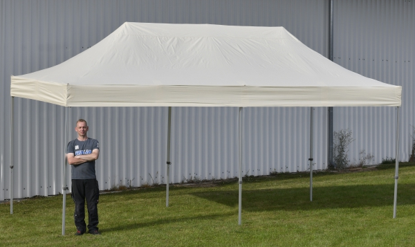 B-OT Pavillion Profiline 40mm 3x6 Meter (Im Preis enthalten Gestell und Dach)